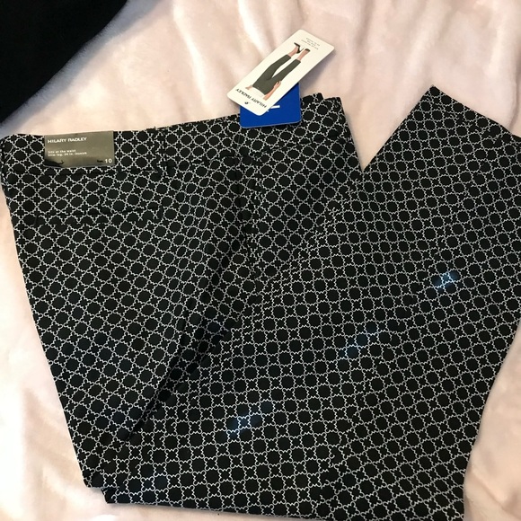 Hilary Radley Women Sits At The Waist Slim Leg 24” Inseam Pant Size 10 New - Picture 1 of 9